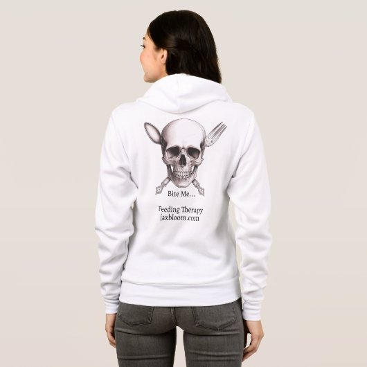 Fütternd Skull-Therapie Hoodie (Schwarz voll)