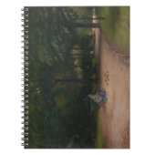 Fütternd Vögel im Park (von Paul Peel) Notizblock (Vorderseite)