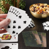 Fütternd Vögel im Park (von Paul Peel) Spielkarten (In Situ)