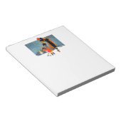 Fütternd Vögel im Schnee Notizblock (angewinkelt)