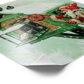 "Fütternd Wintervögel" von Jenny Nystrom Fotodruck (Ecke)