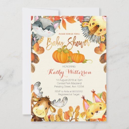 Futterpumpeneinladung Einladung (Vorderseite)