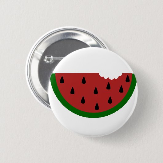 Futterschnitzel, gesteppt, Wassermelone Button (Vorne & Hinten)