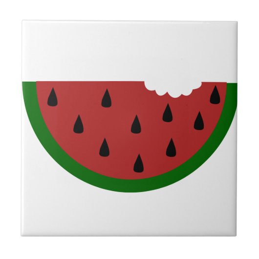 Futterschnitzel, gesteppt, Wassermelone Fliese (Vorderseite)