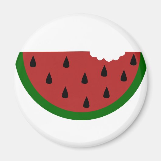 Futterschnitzel, gesteppt, Wassermelone Magnet (Vorne)