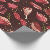 Futterverpackungspapier Geschenkpapier (Ecke)