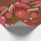 Futterverpackungspapier Geschenkpapier (Ecke)