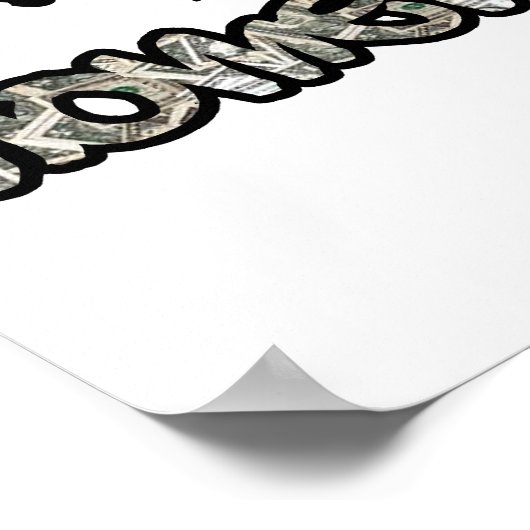 Füttre das obdachlose Poster (Ecke)