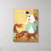 füttre deinen Drachen Leinwanddruck (Vorderseite)