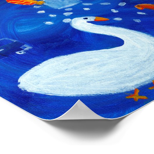 Füttre der Akrylicdrucke der Ducks Poster (Ecke)