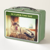 Füttre der Cat Funny Metal Lunch Box (Vorderseite)