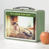 Füttre der Cat Funny Metal Lunch Box (Beispiel)