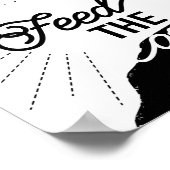 füttre der guten Wolfskunst Print Poster (Ecke)