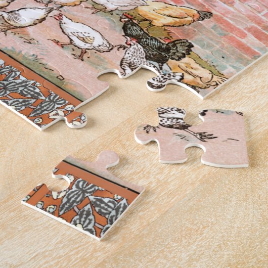 Füttre der Hühner Puzzle (Seite)