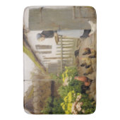 Füttre der Hühner (von H.A. Brendekilde) Badematte (Vorderseite Vertikal)