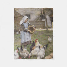 Füttre der Hühner (von Walter Frederick Osborne)