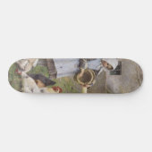 Füttre der Hühner (von Walter Frederick Osborne) Skateboard (Horizontal)