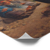 Füttre der Jungen 1850 Poster (Ecke)