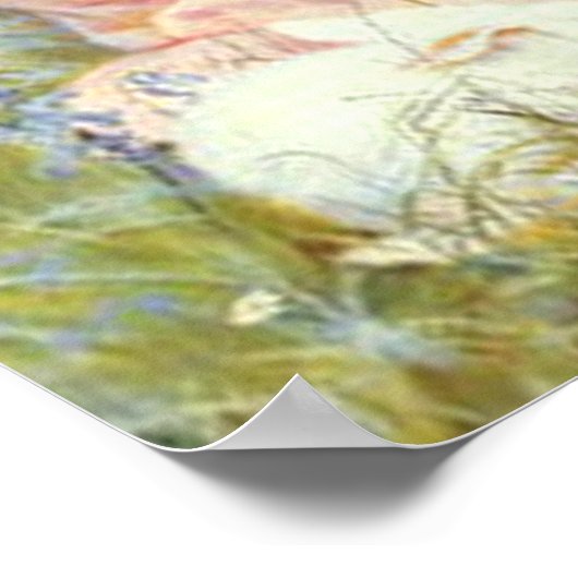 Füttre der Kaninchen Poster (Ecke)