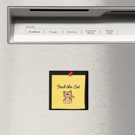 Füttre der Katze Magnet (In Situ (Geschirrspüler))