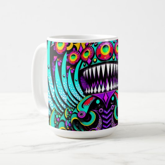 Füttre der Kunstkriege - Ken Gage Art Kaffeetasse (Vorderseite Links)