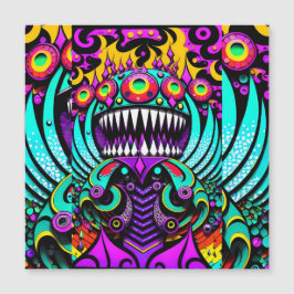 Füttre der Kunstkriege - Ken Gage Art Magnetkarte