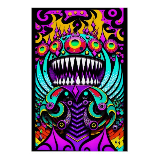 Füttre der Kunstkriege - Ken Gage Art Poster (Vorderseite)