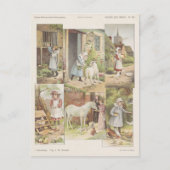 Füttre der Landtiere Postkarte (Vorderseite)