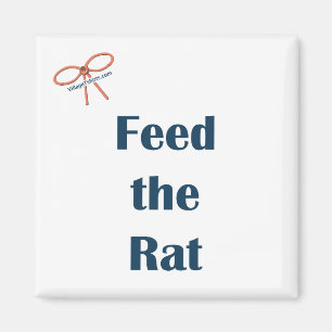 Füttre der Rat Erinnerung Magnet
