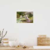 Füttre der Tauben Poster (Küche)