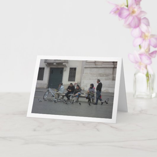 Füttre der Vögel in den Roma Karte (Orchidee)