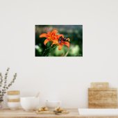 Füttre der Zeit an den Lilien 4 Poster (Küche)