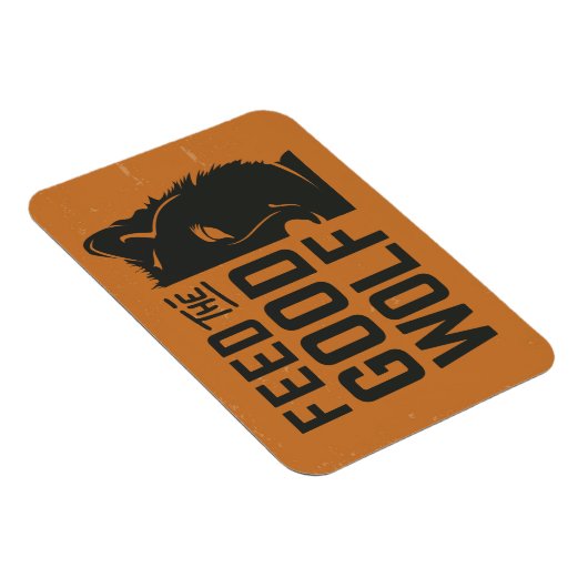 Füttre des guten Wolf Magnet (Rechte Seite)