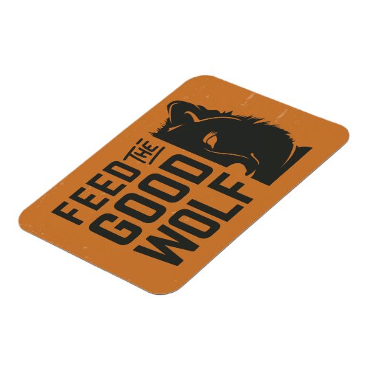 Füttre des guten Wolf Magnet (Linke Seite)