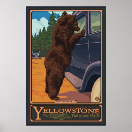 Füttre die Bären nicht - Yellowstone Nationalpark Poster