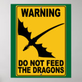Füttre die Drachen nicht Poster (Vorne)