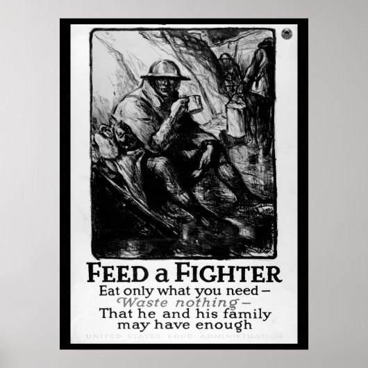Füttre einen Kämpfer/iss nur das, was du_War-Image Poster (Vorne)