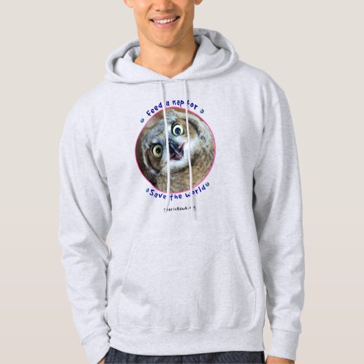 Füttre einen Raptor mit Athena Hoodie (Vorderseite)