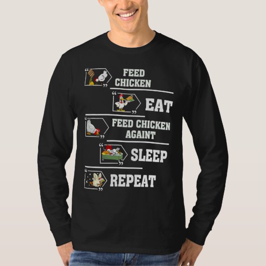 Füttre Hühnereier T-Shirt (Vorderseite)