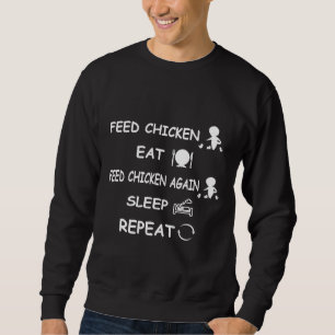 Füttre Hühnerfleisch-Hühnereier Sweatshirt