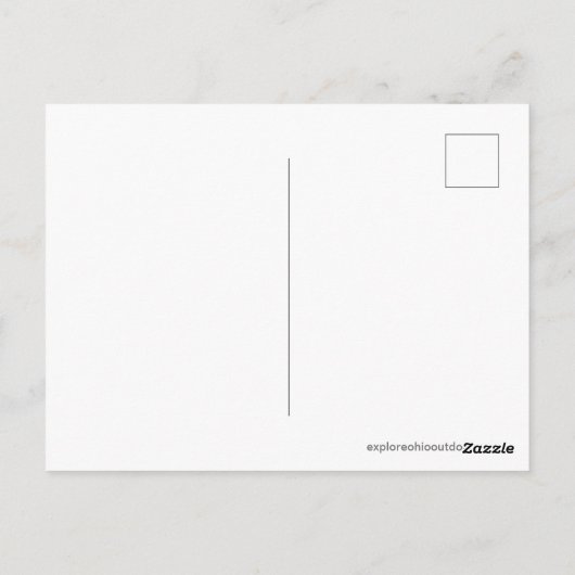 Füttre kein Brot zu Vögeln Postkarte Kanada Gans (Rückseite)