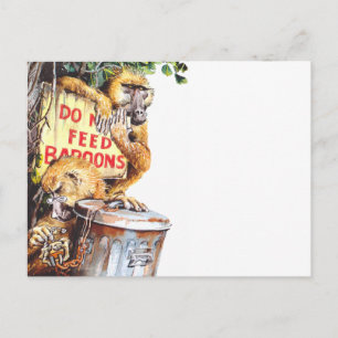 Füttre kein Kind Postkarte