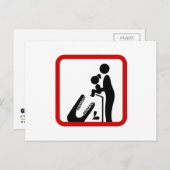 Füttre keine Tochter zum Krokodil-Zoozeichen Postkarte (Vorne/Hinten)