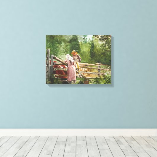 Füttre Leinwanddruck (Insitu (Holzboden))