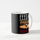 Füttre Me Baguette Pour Me Wine Französisch Küche Kaffeetasse (VorderseiteRechts)