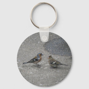 Füttre Me Chaffinch Schlüsselanhänger