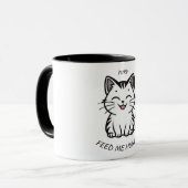 Füttre me human tasse (Vorderseite Links)