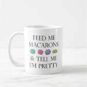 Füttre Me Macarons Kaffeetasse (Links)