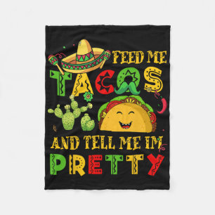 Füttre Me Taco Ristorante della Carrà Hübsches Shi Fleecedecke