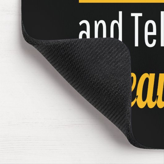 Füttre ME Tacos Funny Novelty Mousepad (Ecke)